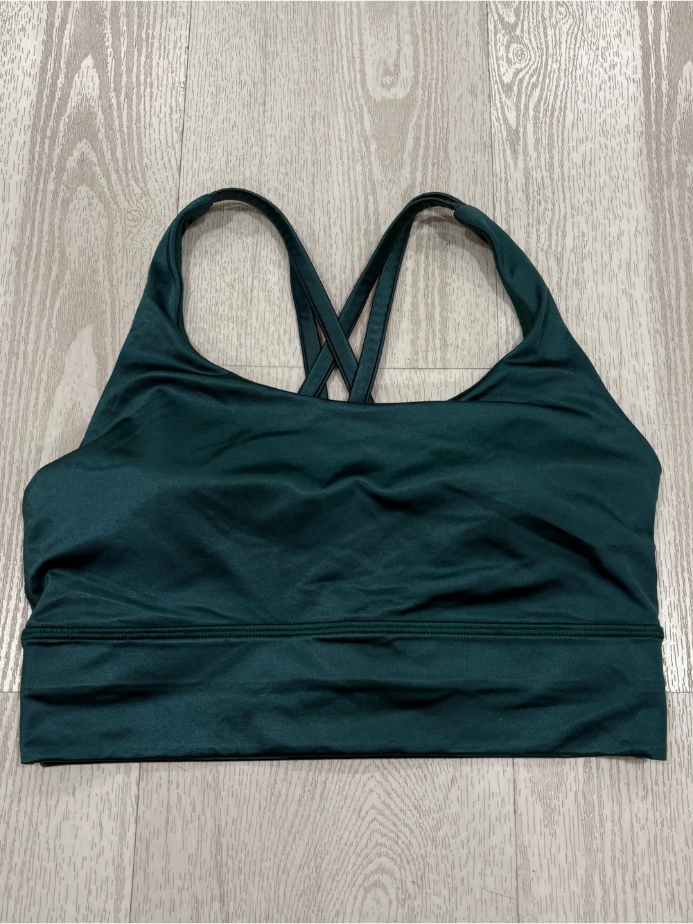 Lululemon Free to Be Elevated Sports Bra (Dark Teal / Green) size 6
